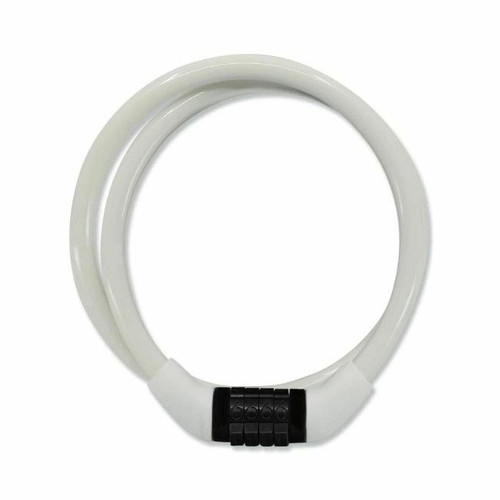 Crazy Safety White Bicycle Combination Lock 210102-10