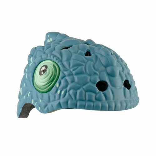 Crazy Safety Capacete de Criança 49-55cm Camaleão Azul Escuro 101101-03 Crazy Safety Dark Blue Chameleon Kids Helmet 49-55cm 101101-03