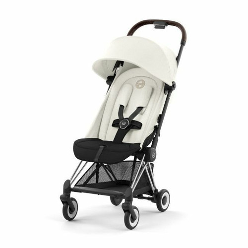 Cybex Coya Pushchair Chrome Brown Off White