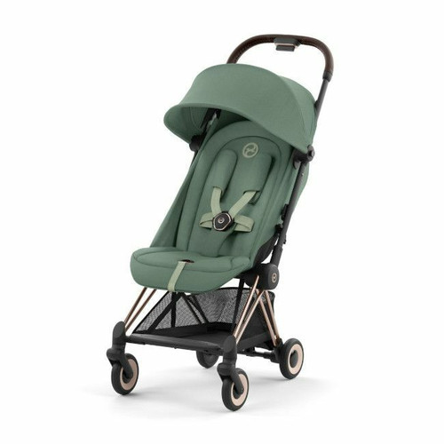 Cybex Coya Pushchair Rosegold Leaf Green