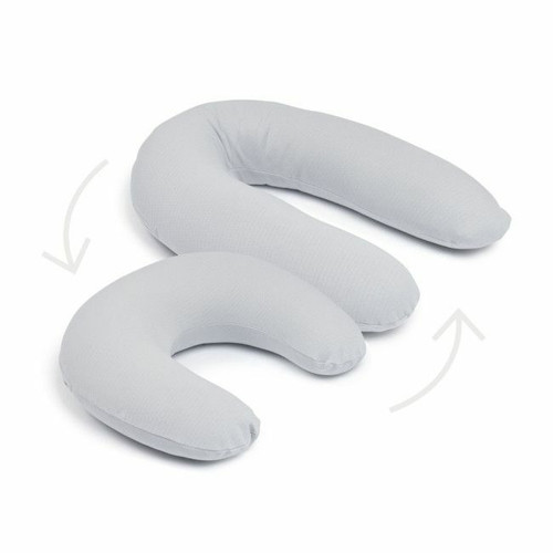 Doomoo 2-in-1 Nursing Pillow Twisty Pearls Grey 5TIO03
