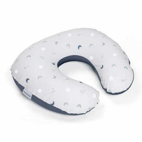 Doomoo Softy Nursing Pillow Moon Blue Grey 5S62