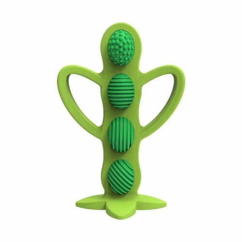 Dr Brown’s Training Toothbrush and Teether Silicone Peapod +3M