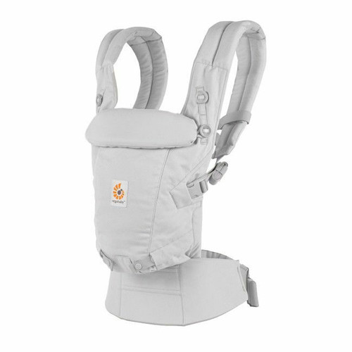 Ergobaby Adapt SoftTouch Cotton Baby Carrier Pearl Grey EBCASTCGRY