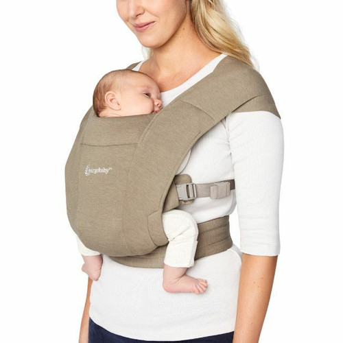Ergobaby Porta-Bebé Embrace Soft Knit Soft Olive EBCEMAOLIVE Ergobaby Embrace Soft Knit Baby Carrier Soft Olive EBCEMAOLIVE