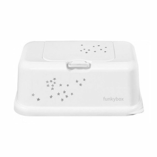 FunkyBox Wipes Box White Little Stars FB36