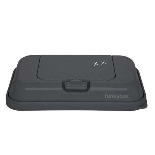 FunkyBox Wipes Box To Go Dark Grey FBTG32