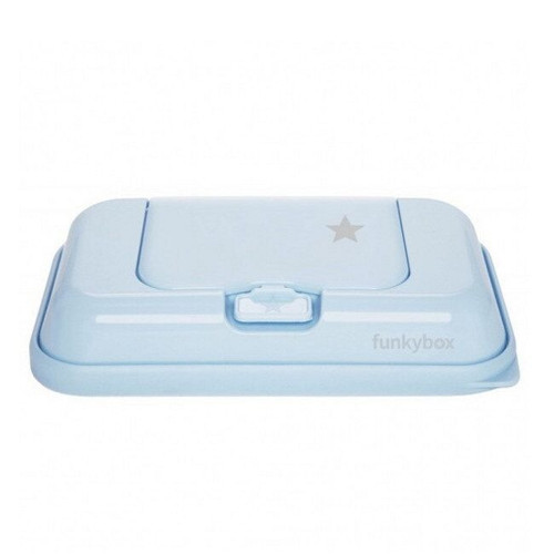 FunkyBox Wipes Box To Go Pastel Blue Star FBTG42