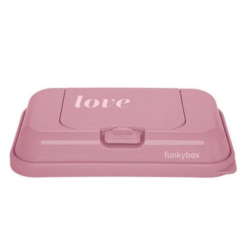 FunkyBox Wipes Box To Go Pink Love FBTG33