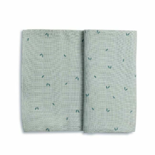 Gloop Muslin 100x100 Organic Green GOFG036
