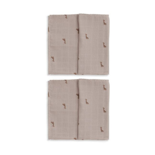 Gloop Pack of 2 Muslins 50x50 Safari GOPFN040
