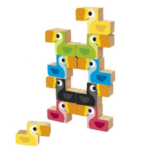 Goula Jogo de Empilhar Tucanos +2 Anos 50271 Goula Stacking Toucans Game +2 Years 50271