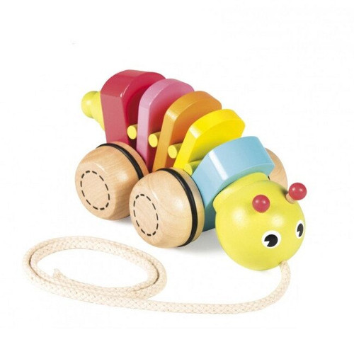 Goula Lagartinha de Cordel +12M 53454 Goula Pull-Along Little Caterpillar +12M 53454