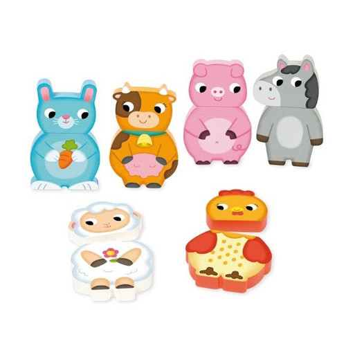 Goula Magnetic Farm Animals Puzzle 12M+ 455245