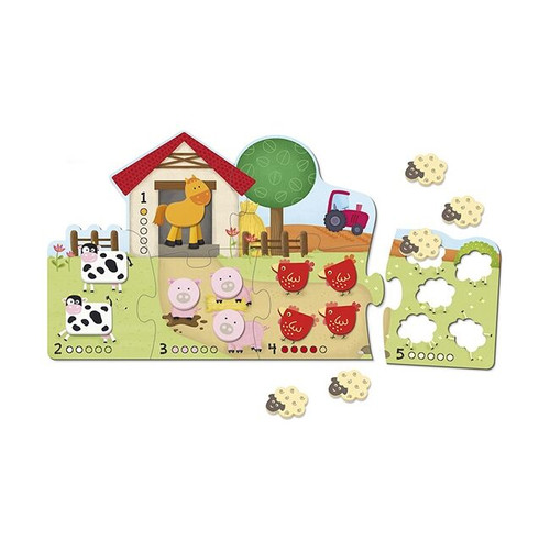 Goula Farm Puzzle 1-5 24M+ 53438