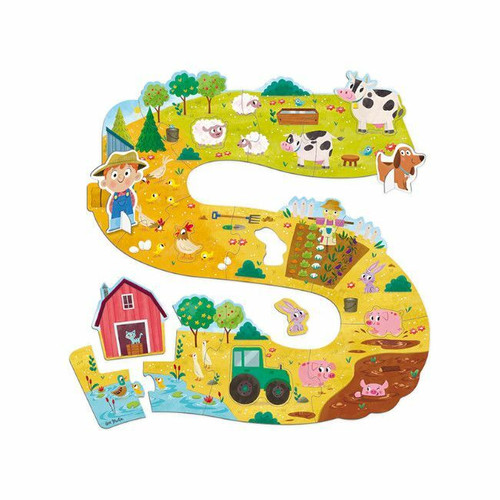Goula Puzzle XXL Quinta +2 Anos 53176 Goula XXL Farm Puzzle 2Y+ 53176
