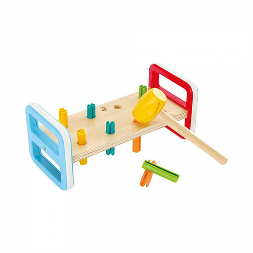 Hape Brinquedo de Martelar Colorido +12M E0506 Hape Colourful Hammering Toy +12M E0506