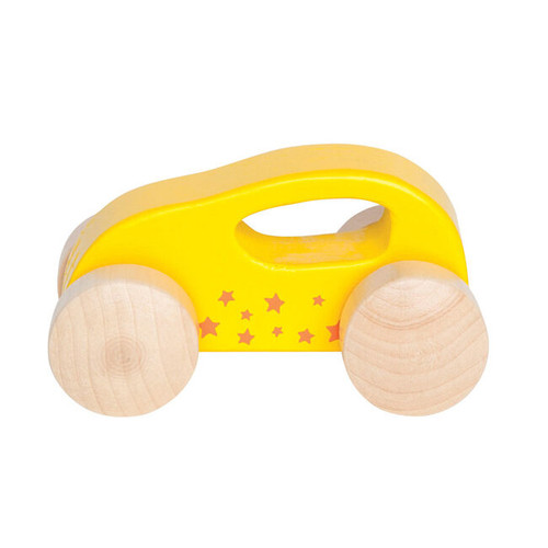 Hape Carrinho Little Auto Amarelo +10M E0057 Hape Little Auto Car Yellow +10M E0057