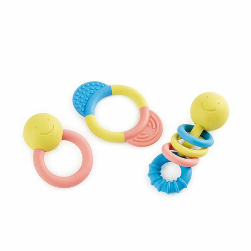 Hape Conjunto de Mordedores Coloridos +0M E0027 Hape Colourful Teether Set +0M E0027