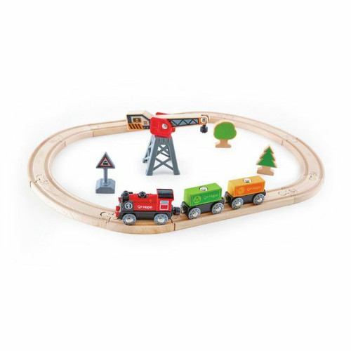 Hape Pista de Comboio de Carga +3 Anos E3731 Hape Cargo Train Set +3 Years E3731