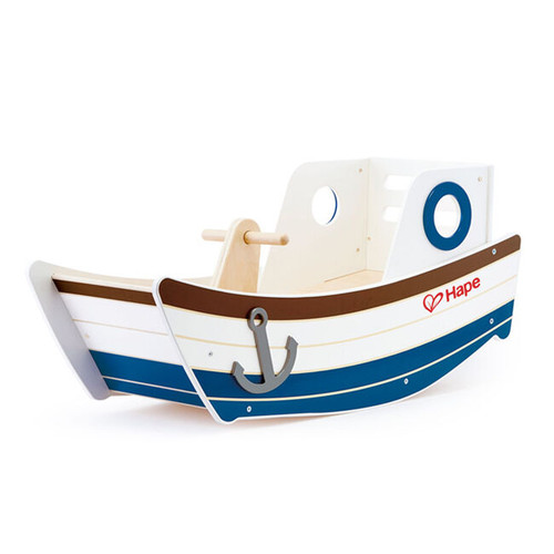 Hape Rocker Baloiço Barco de Alto Mar +12M E0102 Hape High Seas Boat Rocker +12M E0102