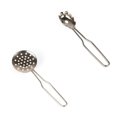 Janod Acessórios de Cozinha Escumadeira e Colher Massa +3 Anos J06584 Janod Kitchen Accessories Skimmer and Pasta Spoon +3 Years J06584