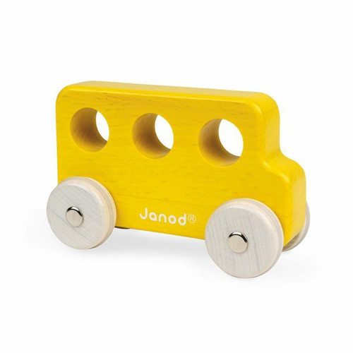 Janod Autocarro Amarelo Sweet Cocoon +18M J04413 Janod Yellow Bus Sweet Cocoon +18M J04413