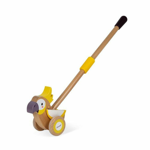Janod Push Toy Cockatoo +18M J08604