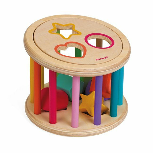 Janod Wooden Shape Sorting Box +18M J05336