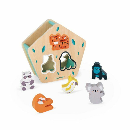 Janod WWF Animal Shape Sorting Box +18M J08612