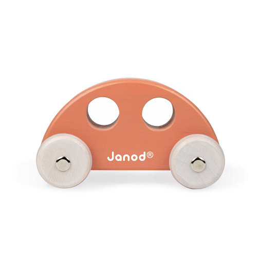Janod Carrinho de Passageiros Laranja Sweet Cocoon +18M J04413 Janod Sweet Cocoon Passenger Car Orange +18M J04413