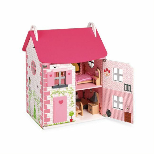 Janod Casa de Bonecas Mademoiselle +3 Anos J06581 Janod Mademoiselle Dollhouse +3 Years J06581