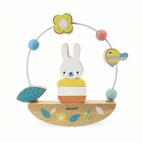 Janod Pure Standing Bunny +12M J05149