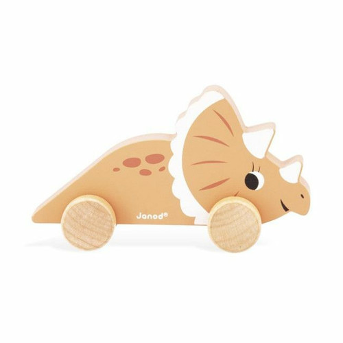 Janod Triceratops Push-Along Dinosaur +12M J05829