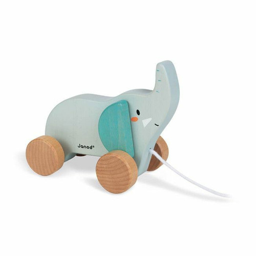 Janod Elefante de Cordel +12M J08609 Janod Pull-Along Elephant +12M J08609