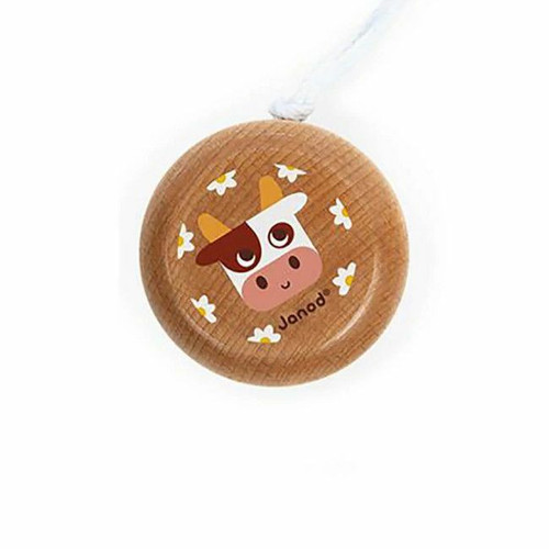 Janod Ioiô em Madeira Vaquinha +5 Anos J04031 Janod Wooden Yo-Yo Cow +5 Years J04031