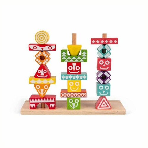 Janod Jogo de 52 Peças Edutotem +3 Anos J05331 Janod Edutotem 52-Piece Game +3 Years J05331