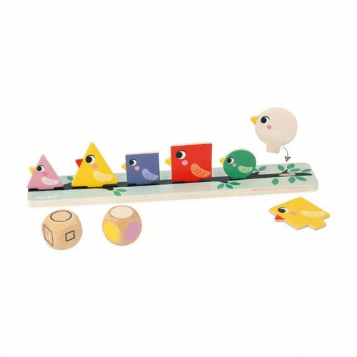Janod Birds Shape and Colour Sorting Game +2 Years J05089