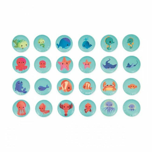 Janod Baby Animals Bath Memory Game +2 Years J04723