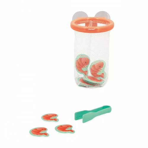 Janod Jogo de Pesca de Camarão para o Banho +2 Anos J04730 Janod Shrimp Bath Fishing Game +2 Years J04730