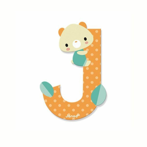 Janod Pure Wooden Decorative Letter J J05174