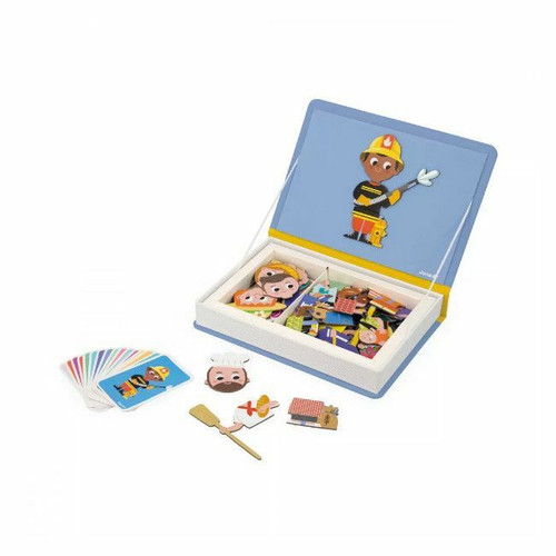 Janod Livro Magnético Magneti'book Profissões +3 Anos J02597 Janod Magnetic Book Magneti'book Professions +3 Years J02597