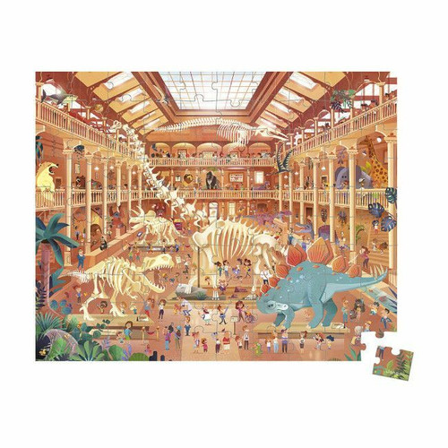 Janod Puzzle 100 Peças Museu de História Natural +6 Anos J02606 Janod 100-Piece Puzzle Natural History Museum +6 Years J02606