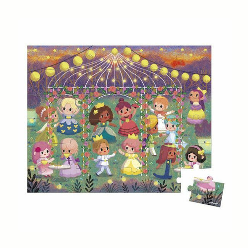 Janod Puzzle 36 Peças Princesas +4 Anos J02608 Janod 36-Piece Puzzle Princesses +4 Years J02608