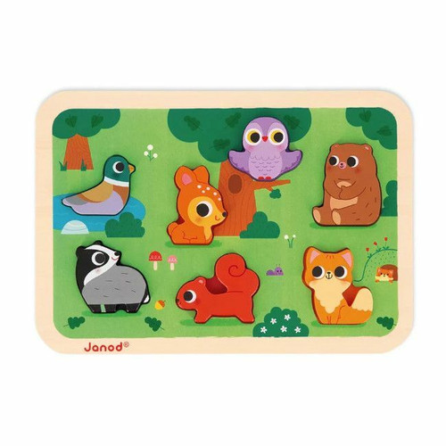 Janod Chunky Puzzle Forest +18M J07123
