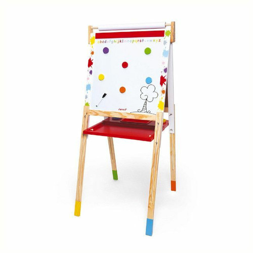 Janod Splash Double-Sided Adjustable Easel +3 Years J09611
