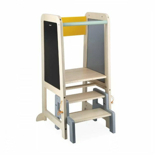 Janod Torre de Aprendizagem em Madeira +18M J09640 Janod Wooden Learning Tower +18M J09640