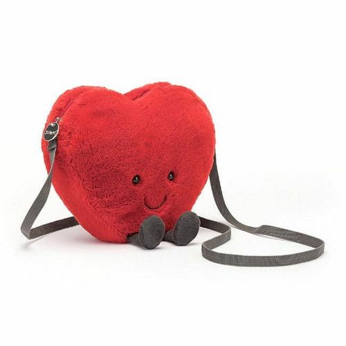 Jellycat Red Heart Kids’ Purse +3 Years A4HB