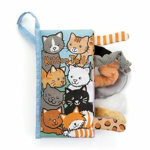 Jellycat Livro de Atividades em Inglês Kitten Tails +0M BK444KTN Jellycat Activity Book Kitten Tails +0M BK444KTN