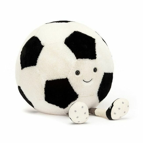 Jellycat Amuseable Football Soft Toy 23cm +0M AS2UKF